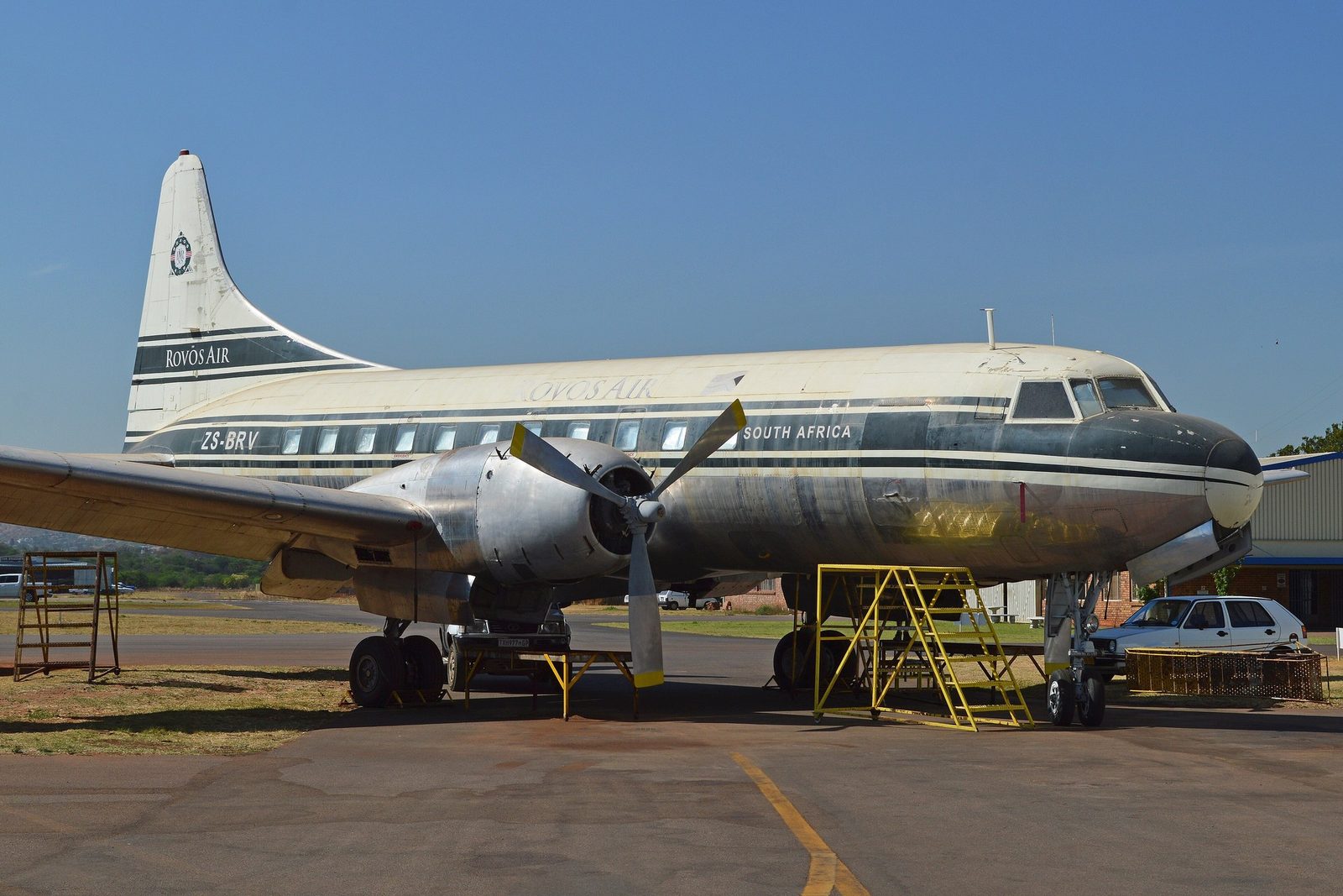 Convair 340 flown by Conquest Air