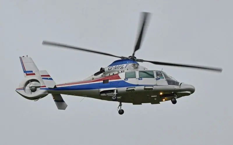 Airbus AS365 Dauphin helicopter