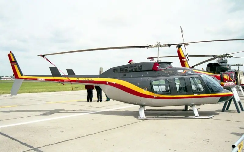 Bell 206L LongRanger flown by Air Evac EMS