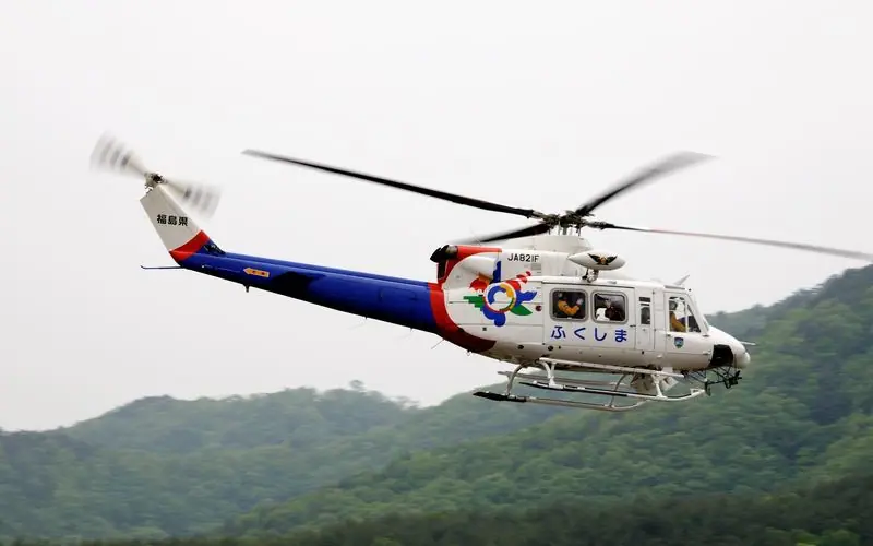 Bell 412 helicopter