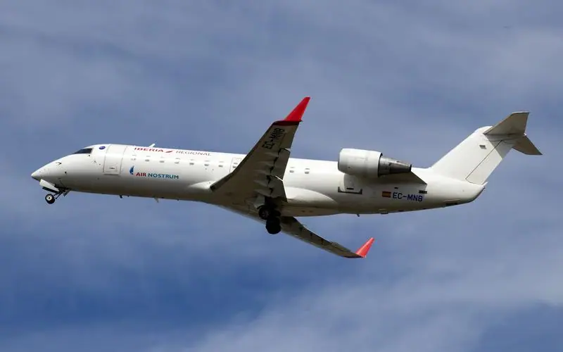 Bombardier CRJ100 flown by Great Western Air