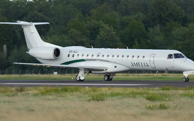 Embraer ERJ 135 flown by Delux Public Charter