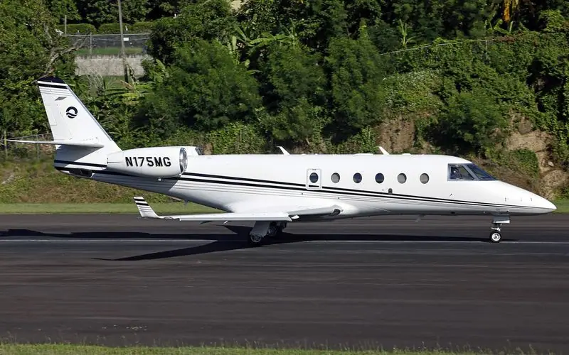 Gulfstream G150 private jet