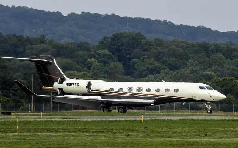 Gulfstream G650 private jet