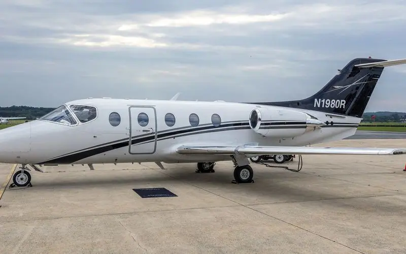 Beechjet 400A flown by Clemens Aviation