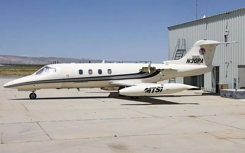 Learjet 35 flown by Central Air Southwest