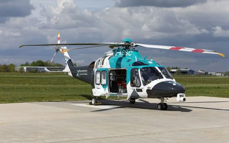 Leonardo AW169 helicopter