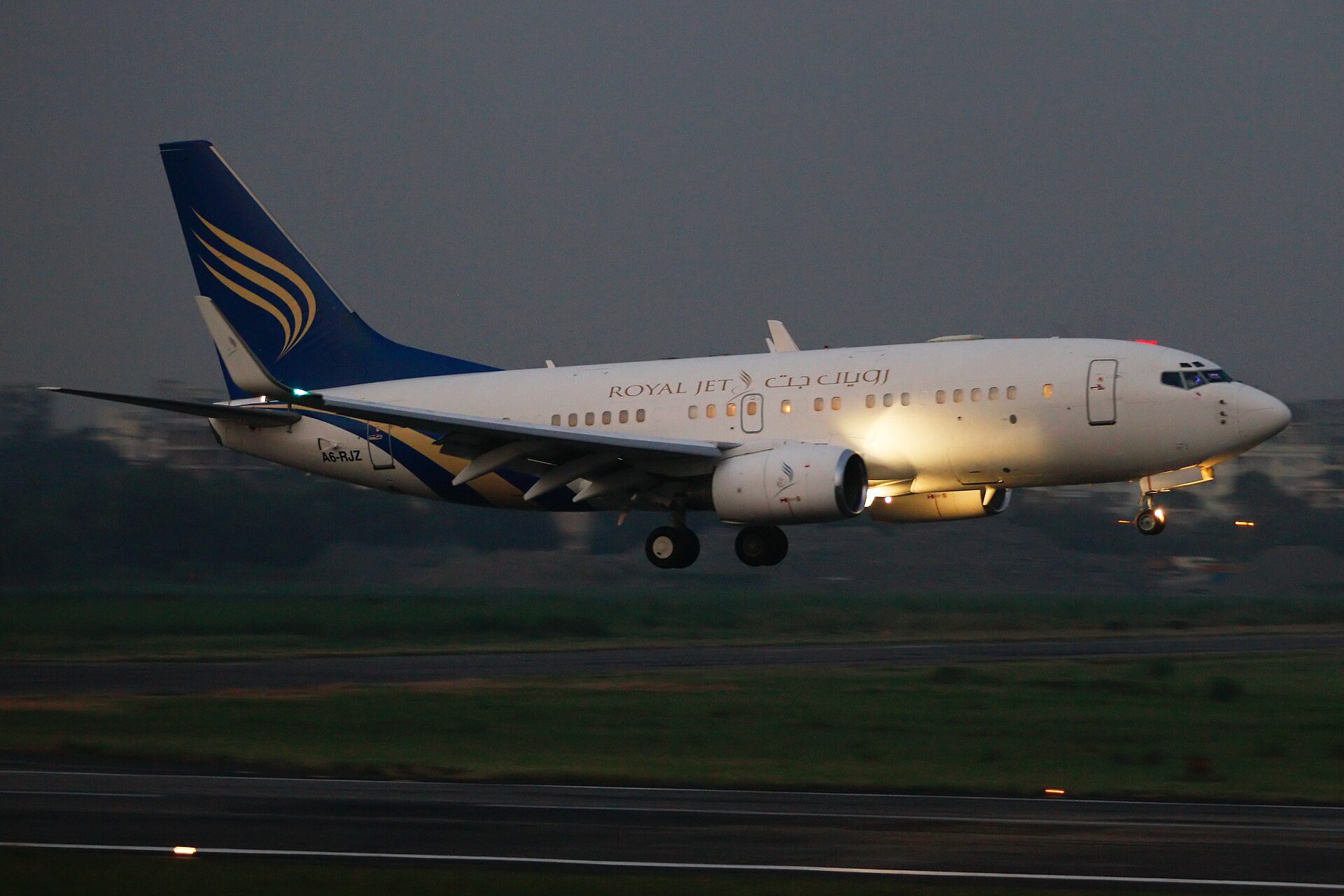 Boeing Business Jet flown by Royal Jet